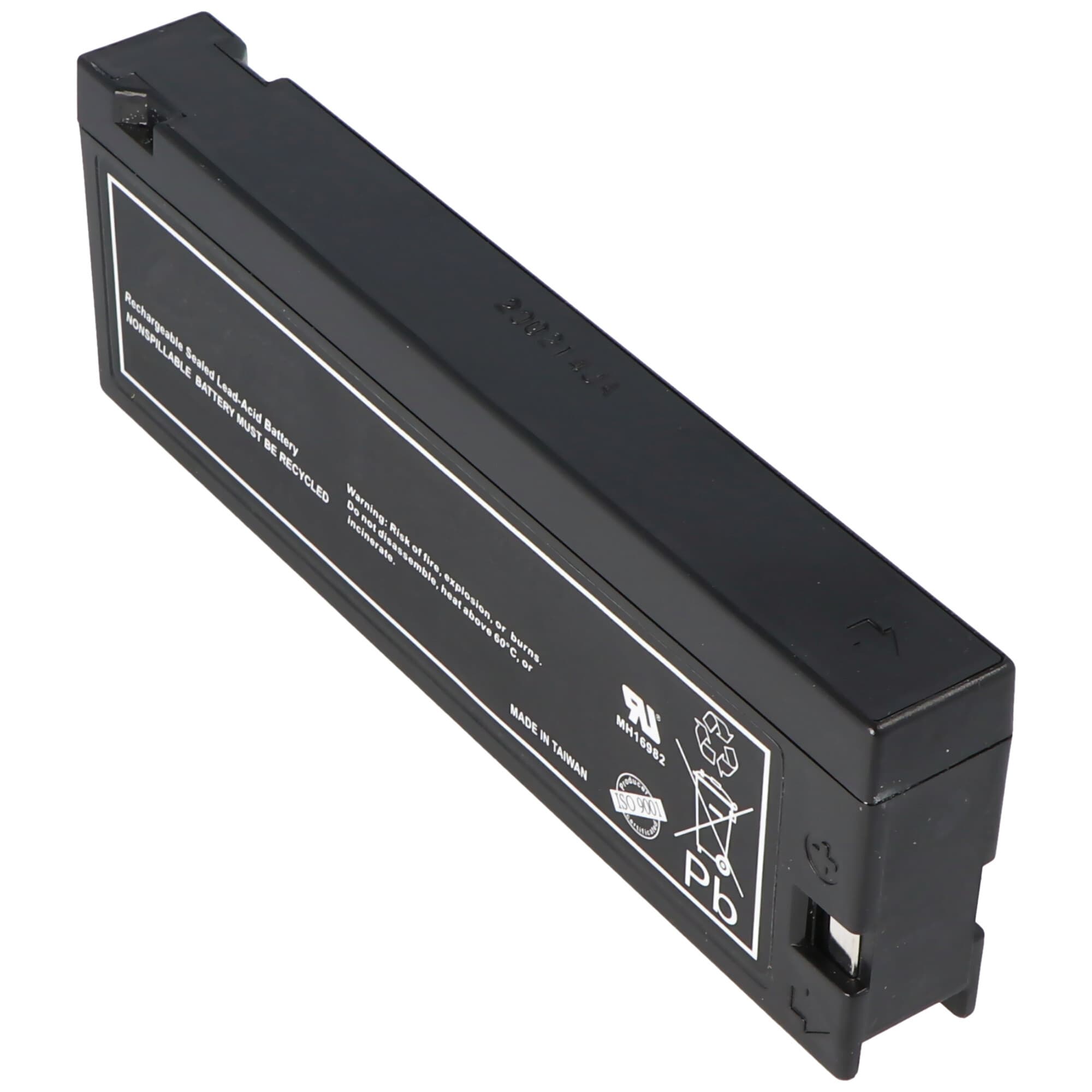 Batterie au plomb adaptable sur le moniteur multifonctions Criticon 8710, 8720