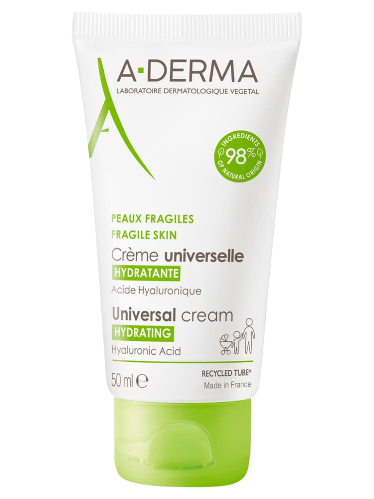 A-Derma Les Indispensables - Crème Universelle Hydratante 50 ml