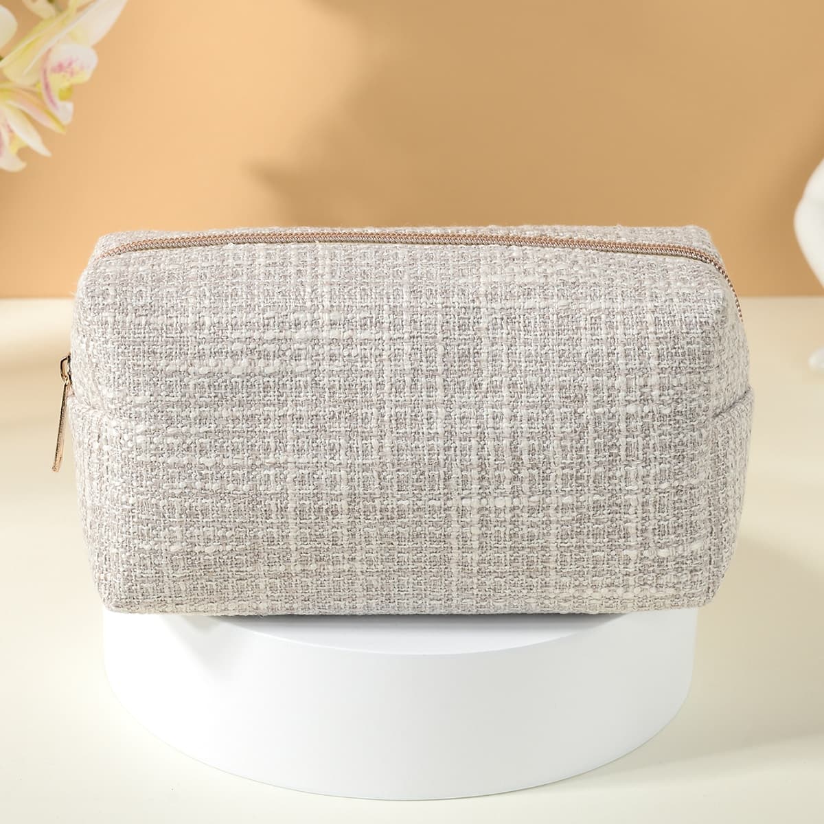 Sac de maquillage minimaliste carrÃ© Black Friday, trousse de maquillage, trousse de soins de la peau, trousse de toilette, cubes demballage,
