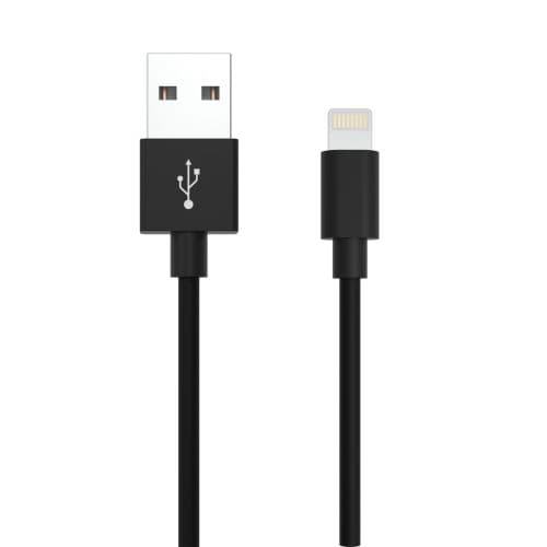 Câble de données et de chargement USB-A vers Lightning Ansmann, 2 mètres