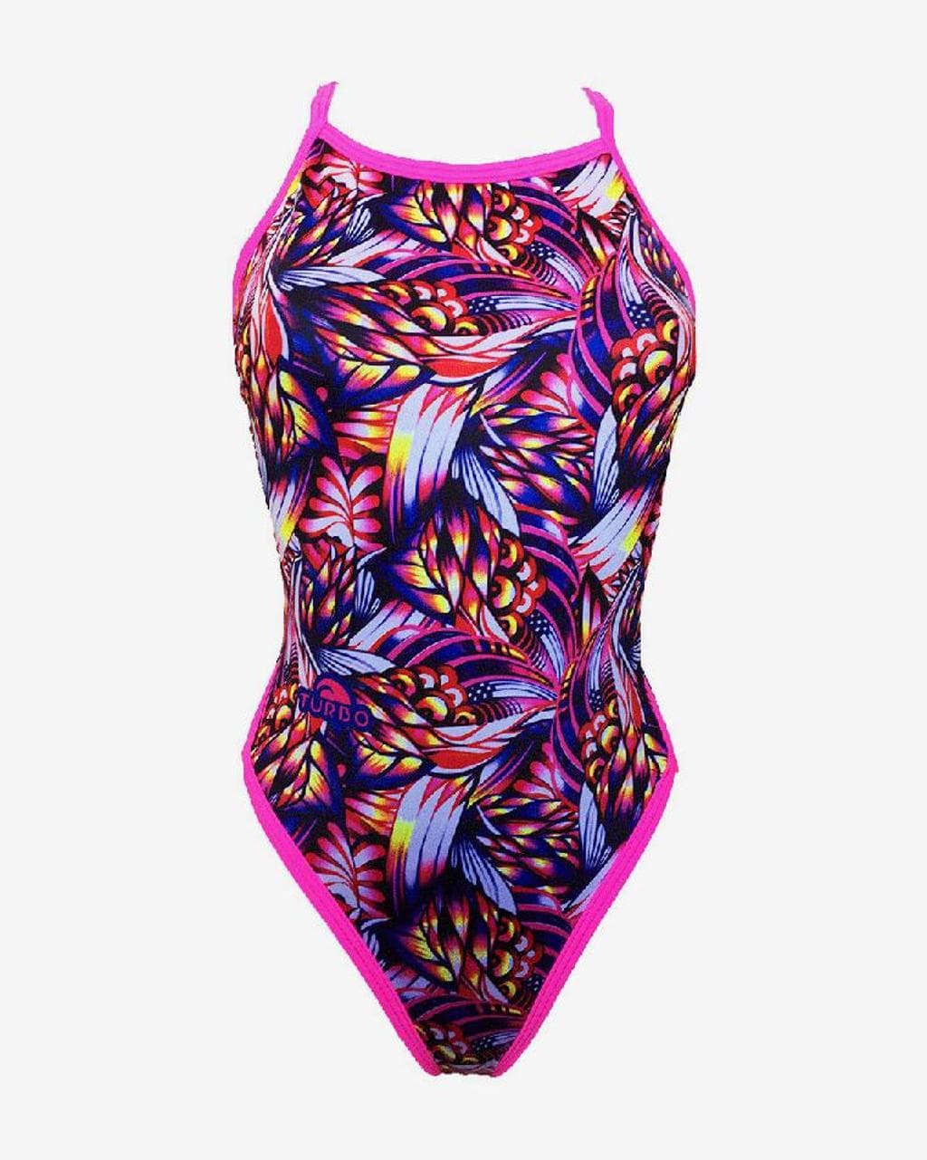 Maillot de bain urbo Revolution Onda rose bleu lila femme - XL