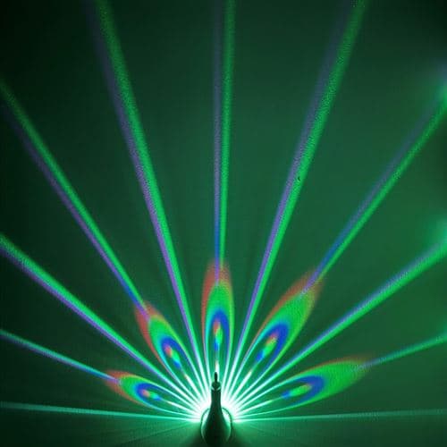Veilleuse Projecteur Paon Couleurs Changeantes Rechargeable USB